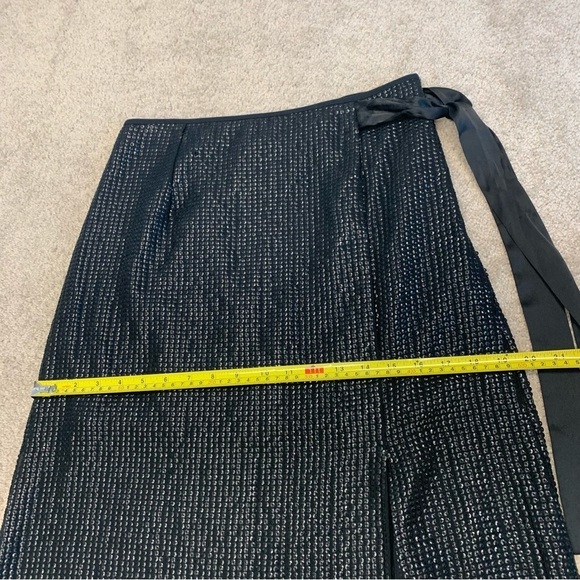 Something Navy Black Sequin Skirt Sz S NWOT - Picture 11 of 13